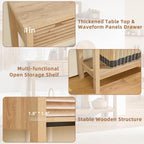 LEYAOYAO Fluted 47.2" Console Table - Image 6
