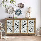 LKTART 60" Vintage Sideboard Buffet Cabinet, French Country Sideboard, by LKTART