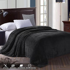 Exclusivo Mezcla Soft Waffle Fleece Bed Blanket King Size, Cozy Flannel - Image 3