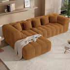 107" Boneless Couch with L - Image 5