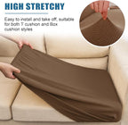 Water Repellent Couch Cushion Cover Loveseat Cover, Stretch Sectional Sofa Seat - Image 6