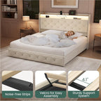 LARMACE Queen Size Bed Frame - Image 9