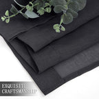 Tollpiz Short Sheer Curtain Linen Textured Bedroom Curtains Sheer Light - Image 7