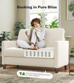 Welzona Loveseat, Comfy Teddy Love Seat - Image 8