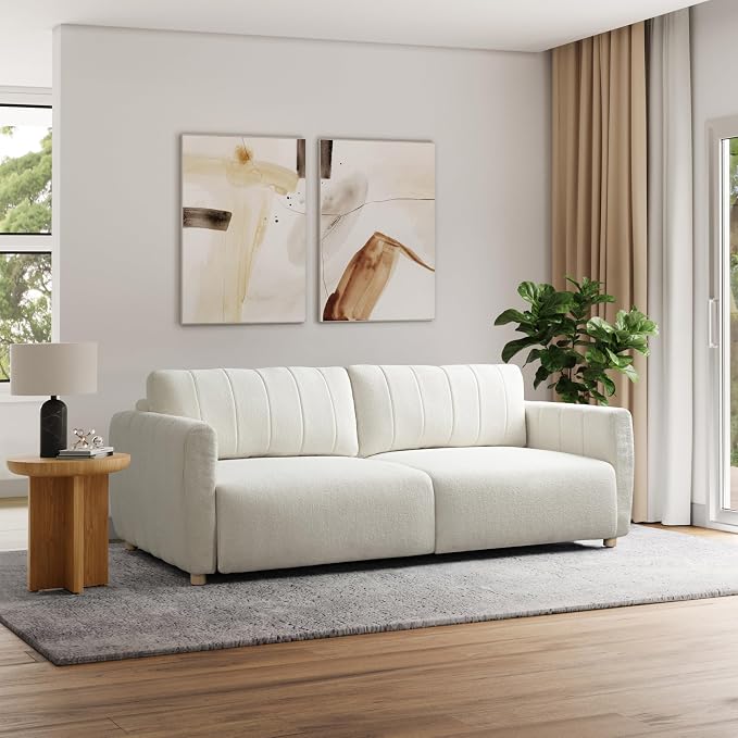 Serta Galway 91.7" Convertible Sleeper Sofa, Queen Size, Wall-Hugging by SertaDreamConvertibles