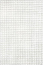 nuLOOM Jeni Off White Checkered Washable Area Rug, Off White - Image 3