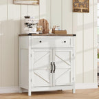 ChooChoo Kitchen Storage Cabinet, Coffee Bar Cabinet, Farmhouse Buffet Sideboard by ChooChoo