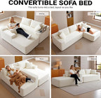 Cloud Sectional Couch, Corduroy Boneless Couches - Image 4