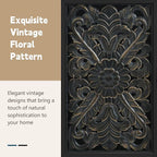 ARTPOWER 61.8" Hollow Carved Wood Accent Cabinet - Image 5