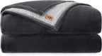 UGG Nita Queen Blanket, Reversible Plush Fleece, UGG Fluff Plush Face, Smooth by Unknown
