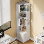 IRONCK Corner Bookshelf, 70.87" Tall Corner Bookcase - Image 8