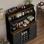 REVOMINCA 47 Inch Farmhouse Coffee Bar Cabinet - Image 4