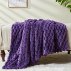 NEWCOSPLAY Fleece Clouds Cozy Queen Blanket - Image 9