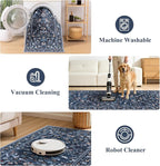 HEBE Hallway Runner Rug 2'x8', Washable Non Slip Kitchen Rug Runner | Soft Boho - Image 5