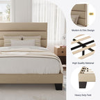 Allewie Twin Size Platform Bed Frame - Image 6