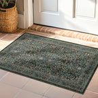 Dark Green Washable Entry Rug - Image 8