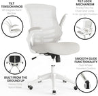 Flash Furniture Kelista Mid-Back Swivel Office Chair - Image 5