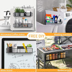 Magnetic Spice Rack for Refrigerator, 6 Pack 100% Metal Strong Magnet Shelf - Image 7