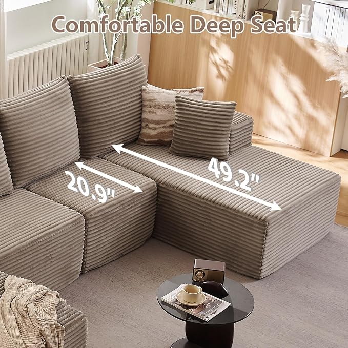 135" Modular Sectional Sofa - Image 5