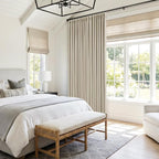 Oatmeal Beige Extra Wide Blackout 60 x 96 Inch Pinch Pleat Curtains 1 Panel | - Image 7