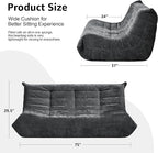 Bean Bag Chairs for Adults Giant Bean Bag Chair Memory Foam BeanBag Chair Bean - Image 2