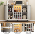 ONBRILL 55" Wine Bar Cabinet - Image 4