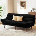 Marsail 66" Futon Sofa Bed, Convertible Corduroy Futon Couch by Marsail