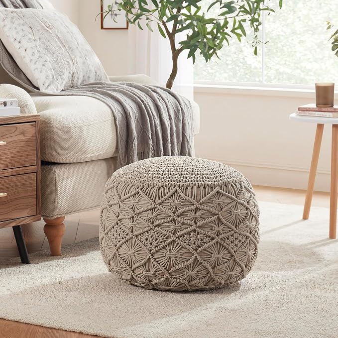Ornavo Home Pouf Ottoman Foot Rest - Image 7