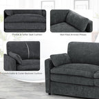 2 Pieces Chenille Sofa Set - Image 5