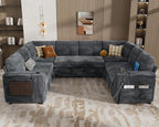 Vipbear 111" Modular Sectional Sleeper Sofa - Image 2