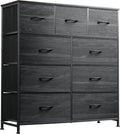 WLIVE 9-Drawer Dresser, Fabric Storage Tower by WLIVE