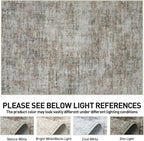 4x6 Area Rugs for Living Room: Washable Abstract Brown Black Badroom Carpet | - Image 6