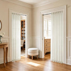 Pitalk Cream Curtains 80 Inch Length - Image 8
