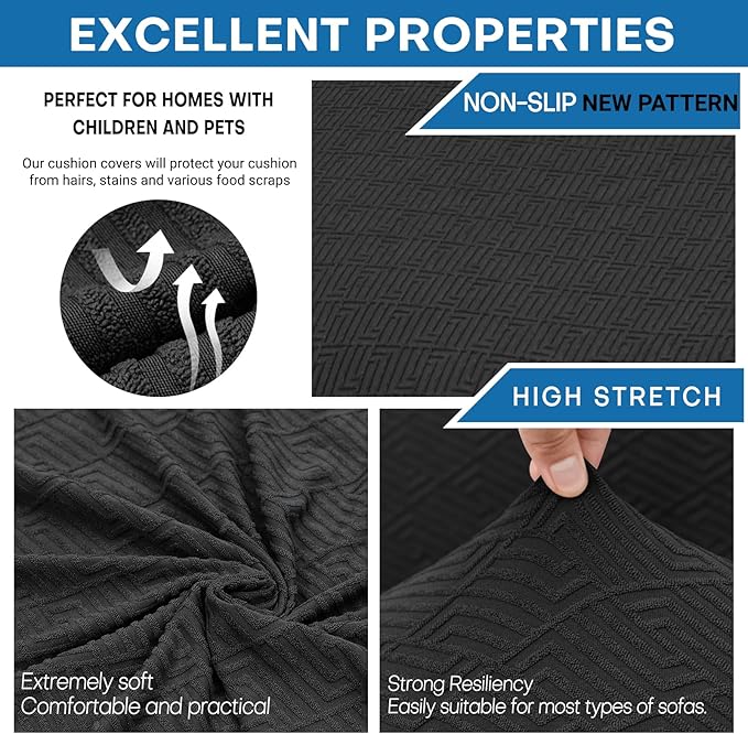 XINEAGE 2026 New 4 Pieces Couch Covers - Image 5