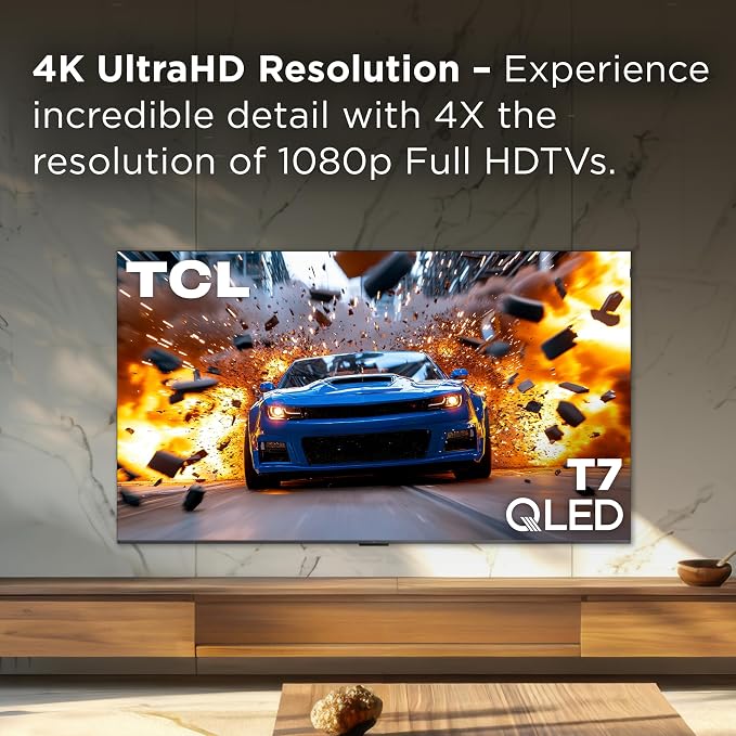 TCL Amazon Exclusive 75 Inch Class T7 Series | 4K QLED HDR Lag-Free Smart - Image 4