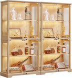 LELELINKY Farmhouse Display Cabinet Set of 2 by LELELINKY