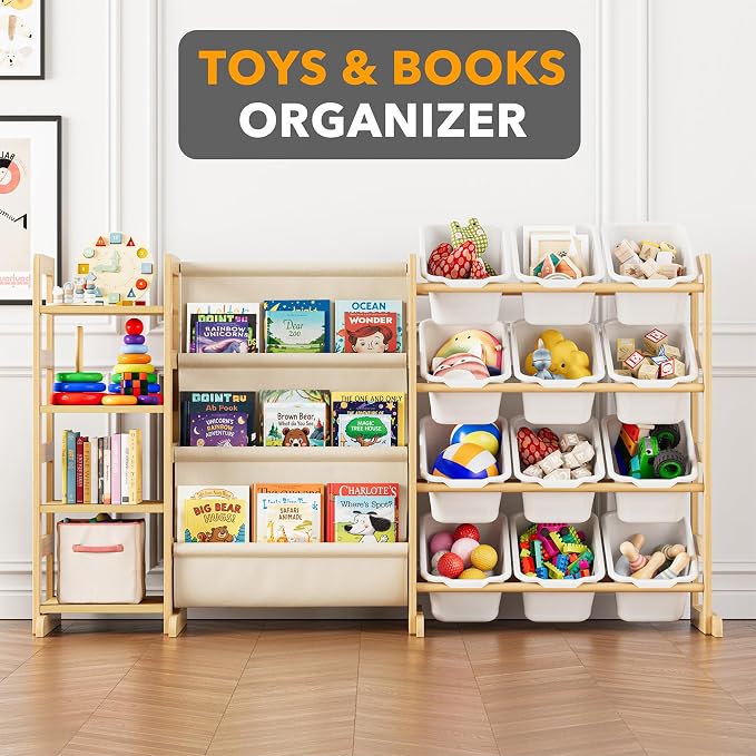 SpaceAid 3-in-1 Toy Storage Organizer - Image 4