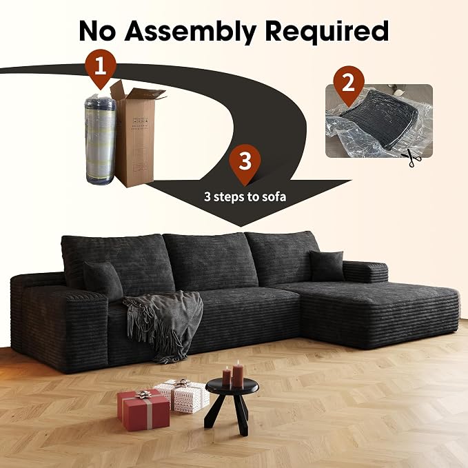AUGOP 108" Sectional Couches for Living Room Modern Modular Sofa - Image 6