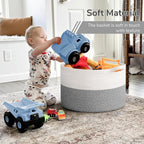 INDRESSME Large Blanket Basket, Laundry Toy Storage Baskets, Decorative Woven - Image 6