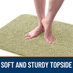 OLANLY Dog Door Mat for Muddy Paws 50x30, Super Absorbent Chenille Mud Mat | - Image 4