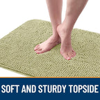 OLANLY Dog Door Mat for Muddy Paws 35x24, Super Absorbent Chenille Mud Mat | - Image 4