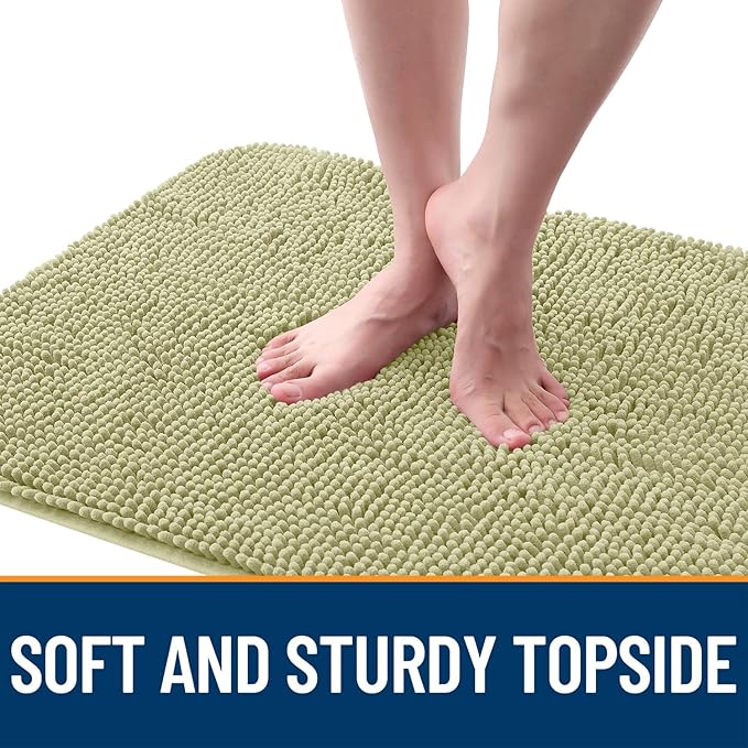 OLANLY Dog Door Mat for Muddy Paws 35x24, Super Absorbent Chenille Mud Mat | - Image 4