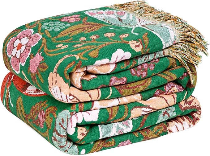 LUTBM Boho Throw Blanket for Couch Sofa Chair Cotton Summer Blankets for by LUTBMFindYourFreeSpiritatHome