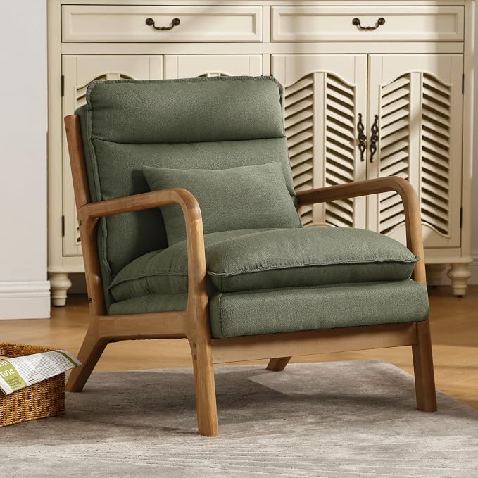 INZOY Mid Century Modern Accent Chair by INZOY