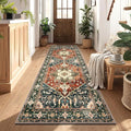 Yamaziot Washable Runner Rug, 3x8 Non-Slip Boho Vintage Hallway Kitchen Rug | by Yamaziot