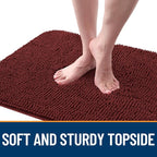 OLANLY Dog Door Mat for Muddy Paws 47x24, Super Absorbent Chenille Mud Mat | - Image 4