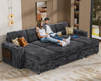Vipbear 108" Modular Sectional Sleeper Sofa - Image 2