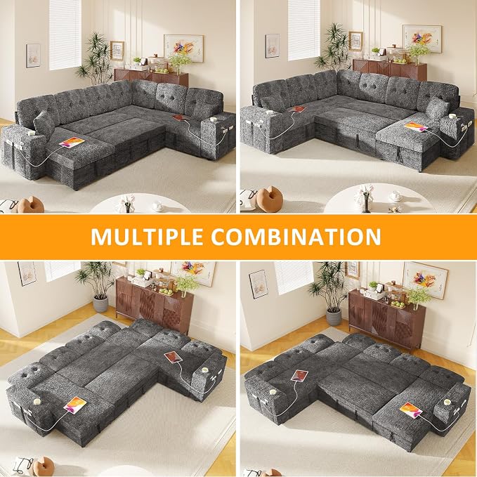Modular Sectional Sleeper Sofa - Image 8