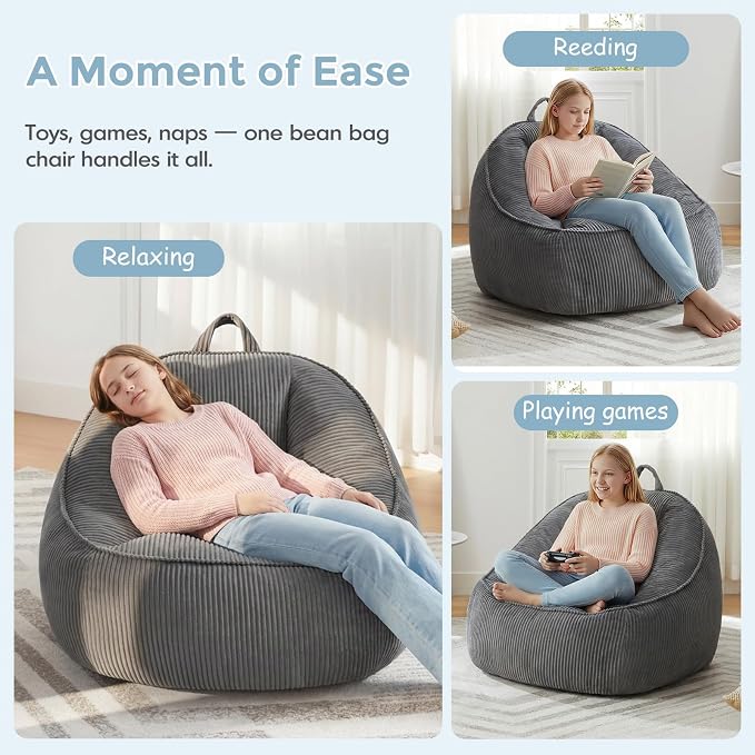HUGHEAVEN Large Bean Bag Chairs - Image 5