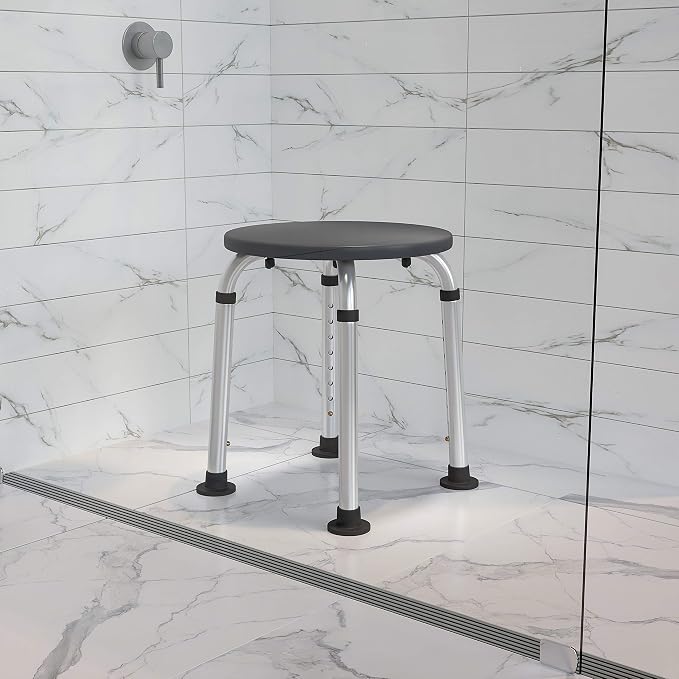 Flash Furniture Hercules Series Aluminum Bath and Shower Chair - Image 2